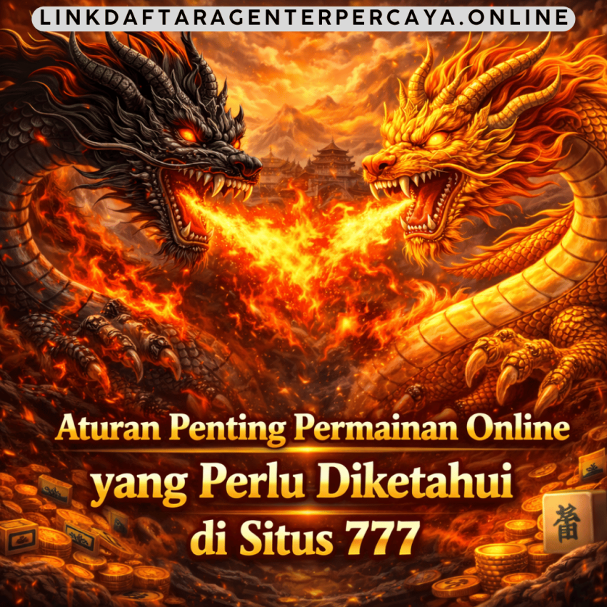 aturan penting permainan online Situs 777
